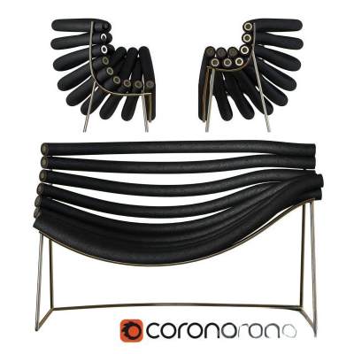 现代休闲椅-3D26